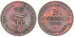 11786 Friedrich Franz II., 2 Pfen...