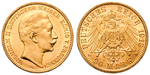 11842 Wilhelm II., 20 Mark