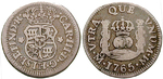13045 Carlos III., 1/2 Real