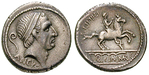 13941 L. Marcius Philippus, Denar