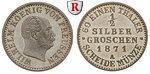 15770 Wilhelm I., 1/2 Silbergrosc...