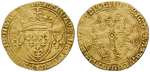 16709 Charles VII., Ecu d´or neu...