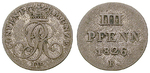 18385 Georg IV., 4 Pfennig