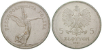 22718 2. Republik, 5 Zlotych