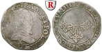 23752 Henri III., Demi-franc au c...
