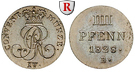 23925 Georg IV., 4 Pfennig
