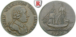 26604 Handelsmünzen, Halfpenny