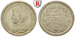 31843 Wilhelmina I., 25 Cents