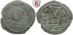 32117 Justinian I., Follis