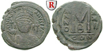 38297 Justinian I., Follis