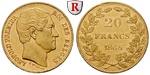 47560 Leopold I., 20 Francs