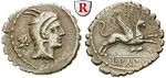 48852 L. Papius, Denar, serratus