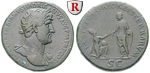 66015 Hadrianus, Sesterz