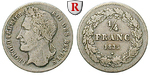 66873 Leopold I., 1/4 Franc