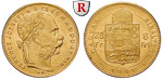 69215 Franz Joseph I., 8 Forint