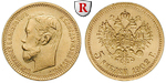 81814 Nikolaus II., 5 Rubel