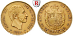 91700 Alfonso XII., 25 Pesetas
