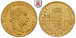 95862 Franz Joseph I., 4 Forint