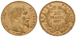 ag19106 Napoleon III., 20 Francs