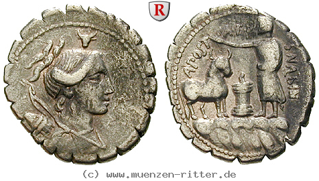 Klicken Sie auf das Bild um es auf Ihrem Rechner zu speichern a-postumius-denar-serratus/43765.jpg