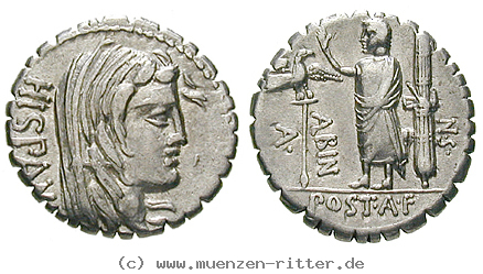 Klicken Sie auf das Bild um es auf Ihrem Rechner zu speichern a-postumius-denar-serratus/81258.jpg