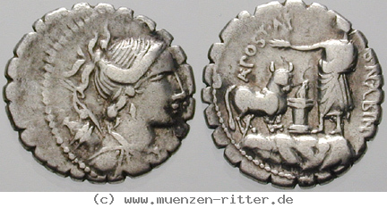 Klicken Sie auf das Bild um es auf Ihrem Rechner zu speichern a-postumius-denar-serratus/erom9712.jpg