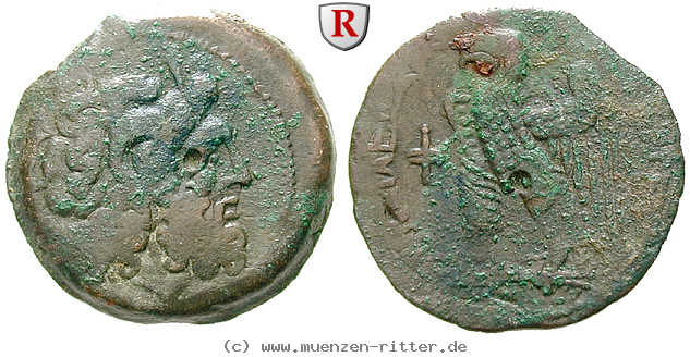 Klicken Sie auf das Bild um es auf Ihrem Rechner zu speichern aegypten-ptolemaios-viii-bronze/40621.jpg
