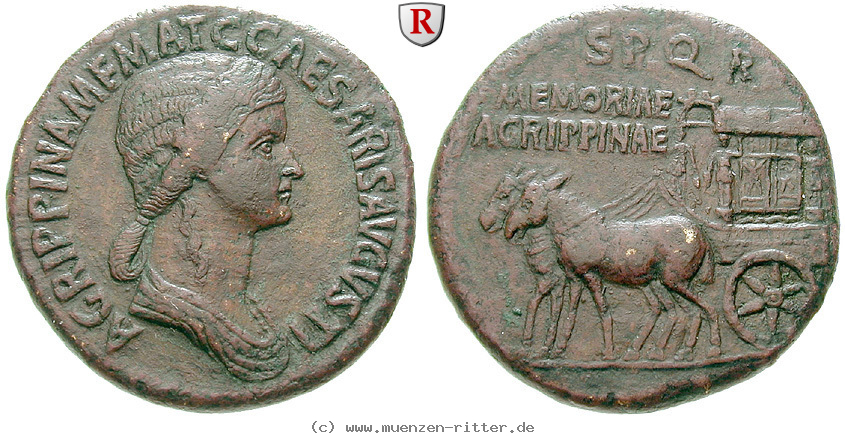 Klicken Sie auf das Bild um es auf Ihrem Rechner zu speichern agrippina-senior-frau-des-germanicus-sesterz/48876.jpg