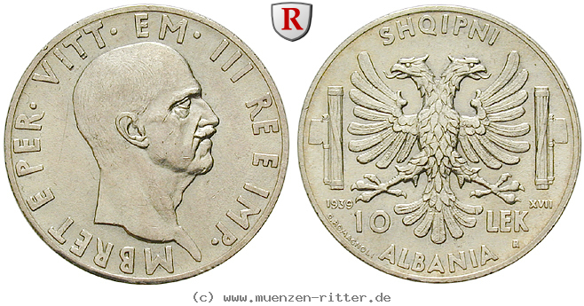 Klicken Sie auf das Bild um es auf Ihrem Rechner zu speichern albanien-vittorio-emanuele-iii-10-lek/43859.jpg