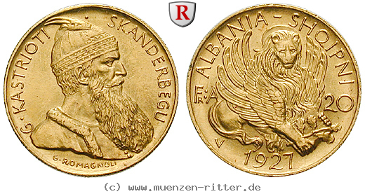 Klicken Sie auf das Bild um es auf Ihrem Rechner zu speichern albanien-zogu-i-20-franga-ari/84483.jpg