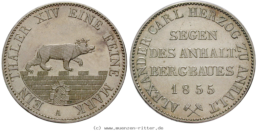 Klicken Sie auf das Bild um es auf Ihrem Rechner zu speichern anhalt-alexander-carl-ausbeutetaler/15662.jpg