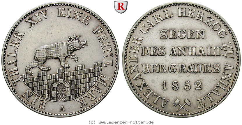 Klicken Sie auf das Bild um es auf Ihrem Rechner zu speichern anhalt-alexander-carl-ausbeutetaler/22350.jpg