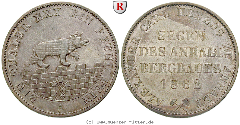 Klicken Sie auf das Bild um es auf Ihrem Rechner zu speichern anhalt-alexander-carl-ausbeutetaler/26847.jpg
