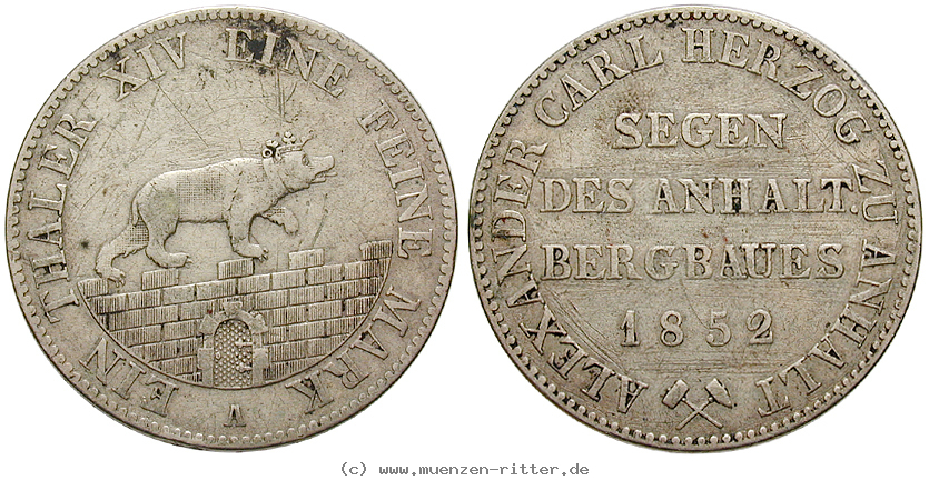 Klicken Sie auf das Bild um es auf Ihrem Rechner zu speichern anhalt-alexander-carl-ausbeutetaler/35605.jpg