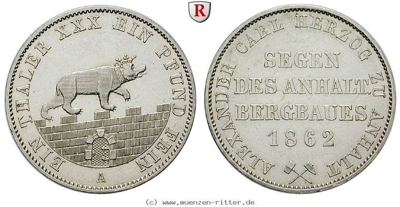 Klicken Sie auf das Bild um es auf Ihrem Rechner zu speichern anhalt-alexander-carl-ausbeutetaler/53206.jpg