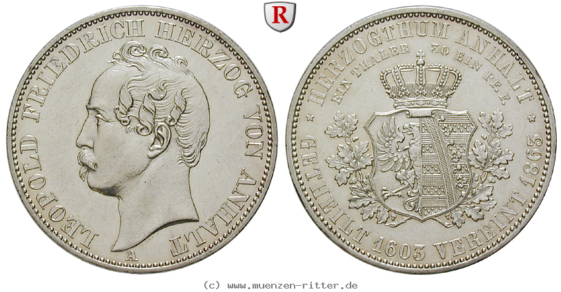 Klicken Sie auf das Bild um es auf Ihrem Rechner zu speichern anhalt-leopold-friedrich-vereinstaler/22354.jpg