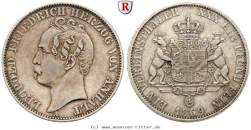 Klicken Sie auf das Bild um es auf Ihrem Rechner zu speichern anhalt-leopold-friedrich-vereinstaler/29275.jpg