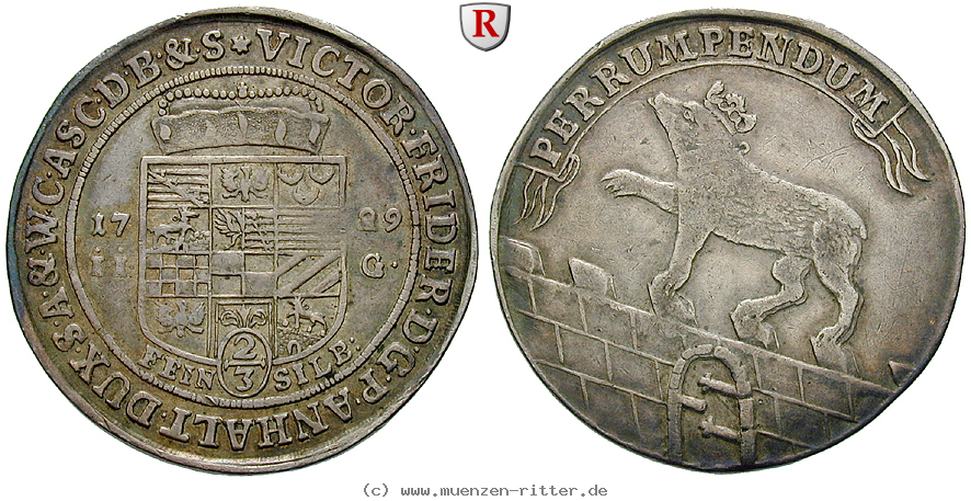 Klicken Sie auf das Bild um es auf Ihrem Rechner zu speichern anhalt-victor-friedrich-2-3-taler/100824.jpg