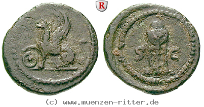 Klicken Sie auf das Bild um es auf Ihrem Rechner zu speichern anonyme-ausgaben-domitian-bis-antoninus-pius-quadrans/50269.jpg