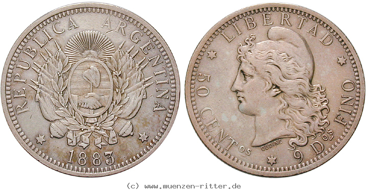 Klicken Sie auf das Bild um es auf Ihrem Rechner zu speichern argentinien-republik-50-centavos/13410.jpg