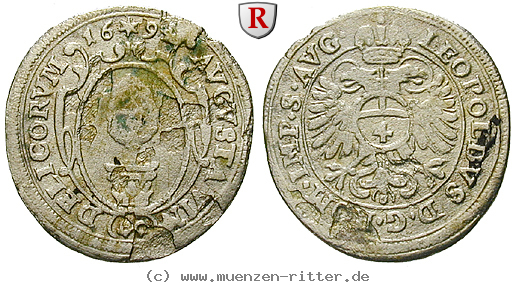 Klicken Sie auf das Bild um es auf Ihrem Rechner zu speichern augsburg-reichsstadt-4-kreuzer-batzen/36334.jpg