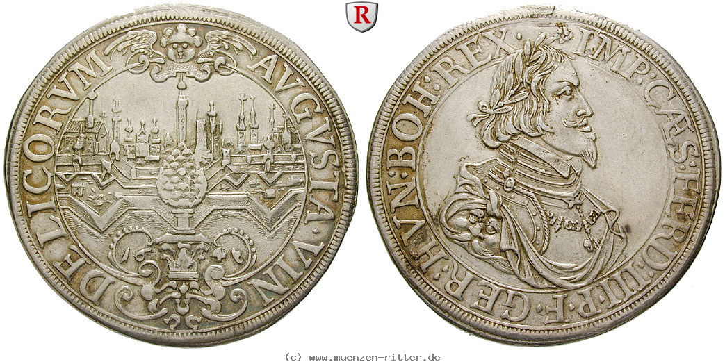 Klicken Sie auf das Bild um es auf Ihrem Rechner zu speichern augsburg-reichsstadt-taler/51501.jpg