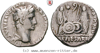 Klicken Sie auf das Bild um es auf Ihrem Rechner zu speichern augustus-denar/12309.jpg