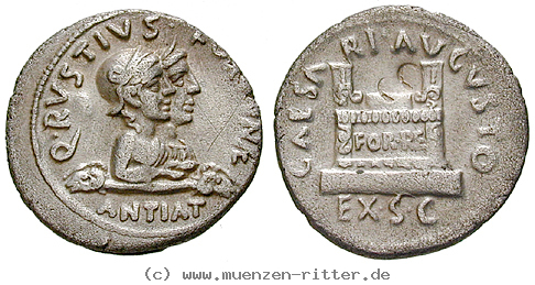 Klicken Sie auf das Bild um es auf Ihrem Rechner zu speichern augustus-denar/17500.jpg