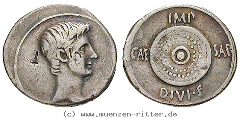 Klicken Sie auf das Bild um es auf Ihrem Rechner zu speichern augustus-denar/18504.jpg