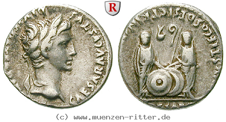Klicken Sie auf das Bild um es auf Ihrem Rechner zu speichern augustus-denar/32759.jpg