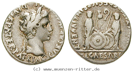 Klicken Sie auf das Bild um es auf Ihrem Rechner zu speichern augustus-denar/43062.jpg