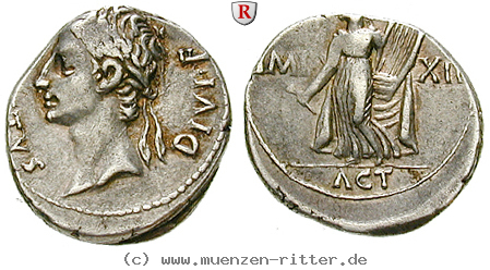 Klicken Sie auf das Bild um es auf Ihrem Rechner zu speichern augustus-denar/43325.jpg