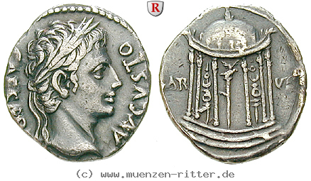 Klicken Sie auf das Bild um es auf Ihrem Rechner zu speichern augustus-denar/43416.jpg