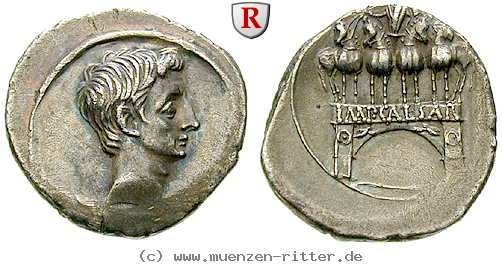 Klicken Sie auf das Bild um es auf Ihrem Rechner zu speichern augustus-denar/47627.jpg
